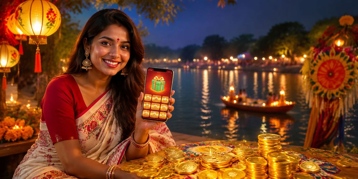 কুমিল্লায় পহেলা বৈশাখ উৎসবে মোবাইলে ক্যাসিনো গেম খেলার দৃশ্য